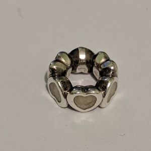 Heart Spacer Charm Pandora Authentic